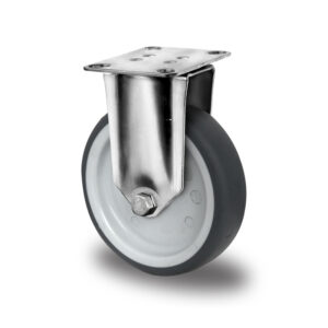 Bockrolle ø 100 mm Serie P2T2 Gleitlager Edelstahl
