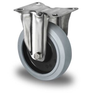 Bockrolle ø 100 mm Serie R4E2 Rollenlager Edelstahl