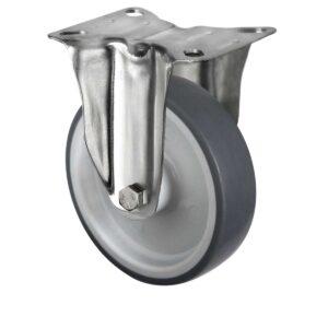 Bockrolle ø 160 mm Serie P2W2 Gleitlager Edelstahl