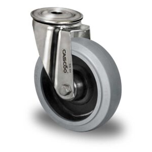 Rückenlochlenkrolle ø 100 mm Serie R4E2 Rollenlager Edelstahl