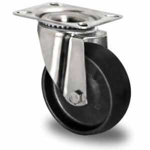 Lenkrolle ø 100 mm Serie C4C4 Gleitlager Edelstahl