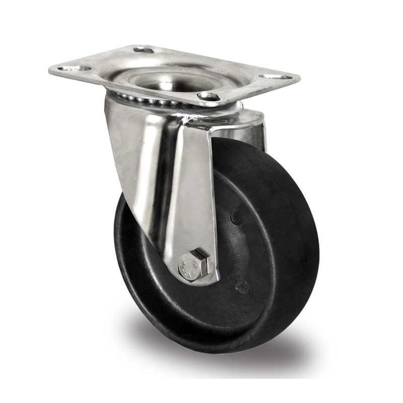 Lenkrolle ø 125 mm Serie C4C4 Gleitlager Edelstahl