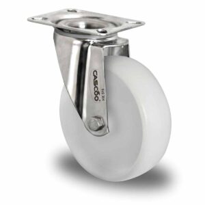 Lenkrolle ø 125 mm Serie N0N0 Gleitlager Edelstahl