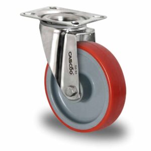 Lenkrolle ø 125 mm Serie N2U6 Rollenlager Edelstahl