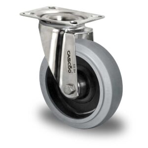 Lenkrolle ø 200 mm Serie R4E2 Rollenlager Edelstahl